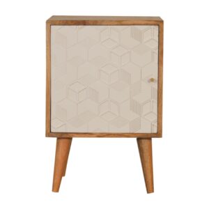 Acadia White Door Bedside