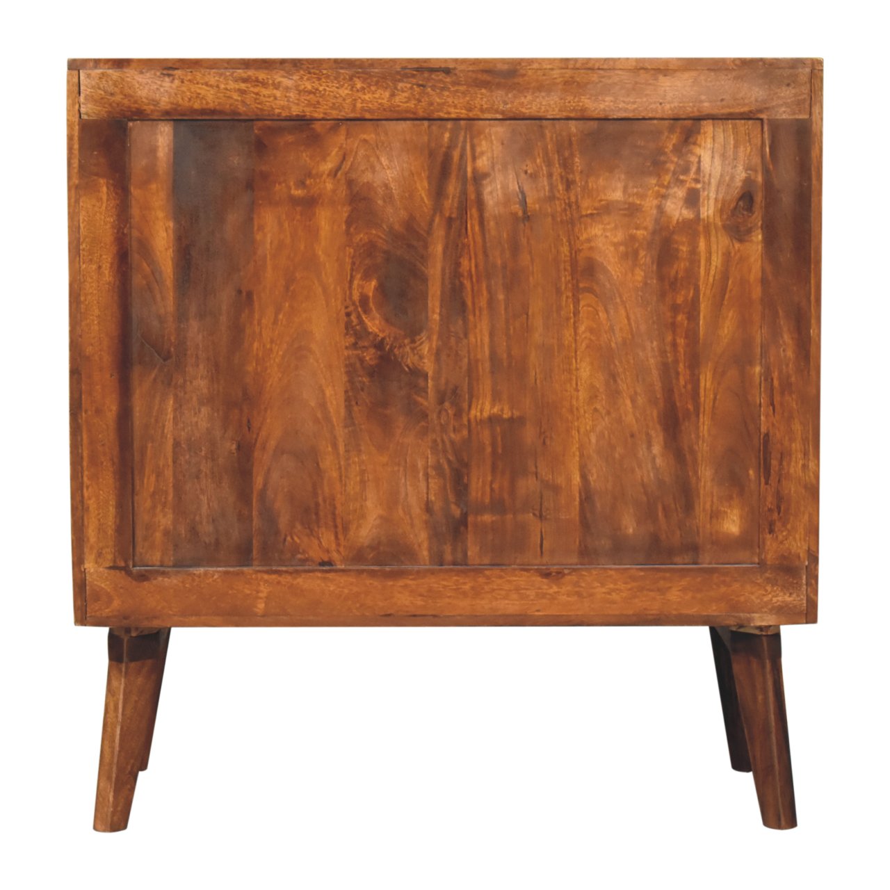 Chestnut Cubed Brass Inlay Cabinet - Image 9