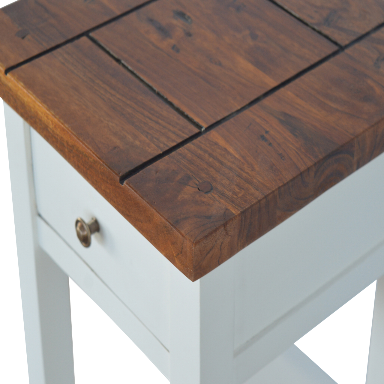 Country Two Tone Telephone Table - Image 4