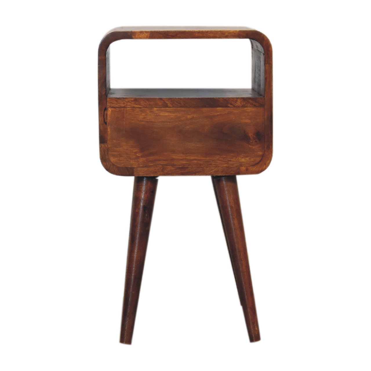 Mini Chestnut Curve Open Bedside - Image 9