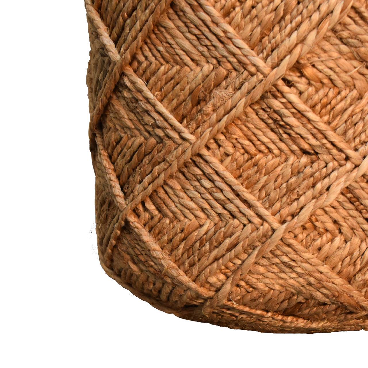 Jute Fiber Footstool Small Pattern - Image 5