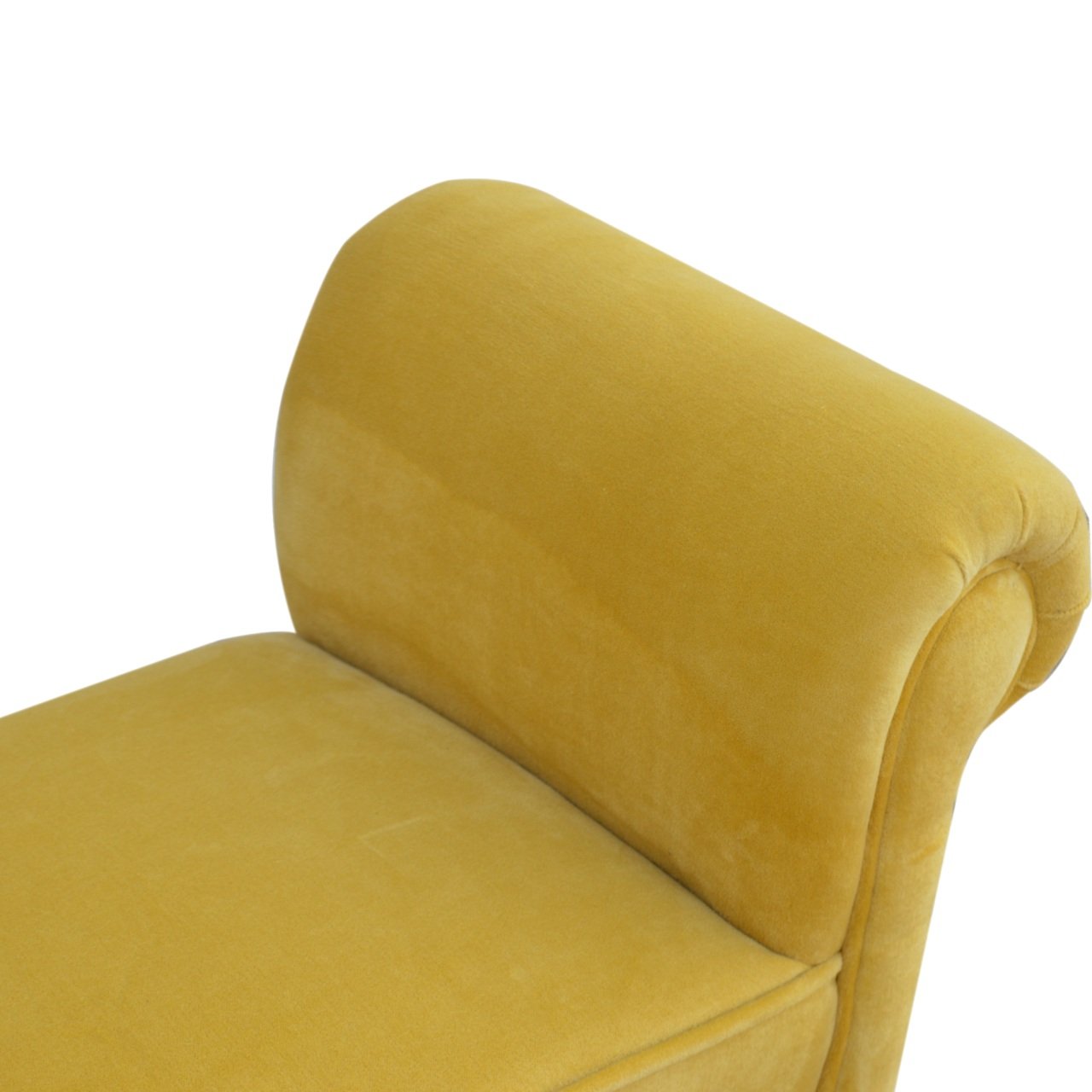 Mustard Velvet Bench - Image 6