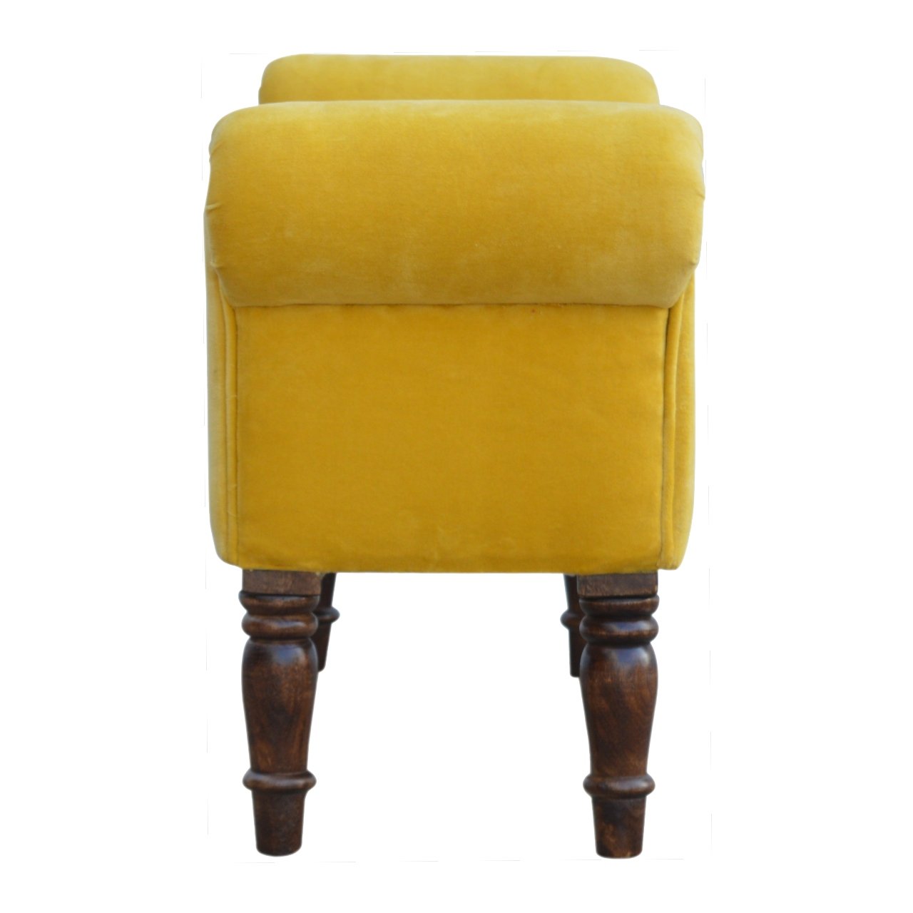 Mustard Velvet Bench - Image 8