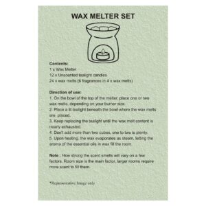 Taya Beige Wax Melter Set (Summer)